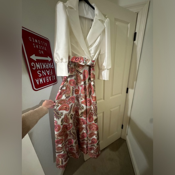 Badgley Mischka Tangerine Multi Formal Gown - Picture 1 of 3